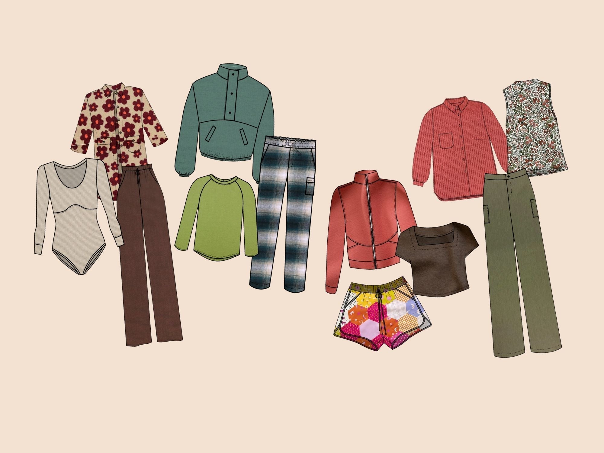 Cozyパターン Cozy Sewing Patterns