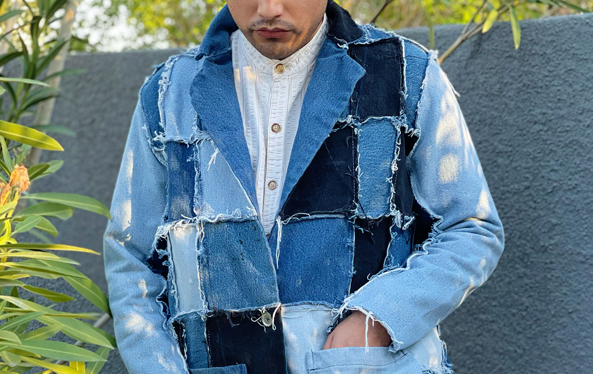 The Deconstructed Heather Blazer by Cisco Sews | Recycle & Repurpose F