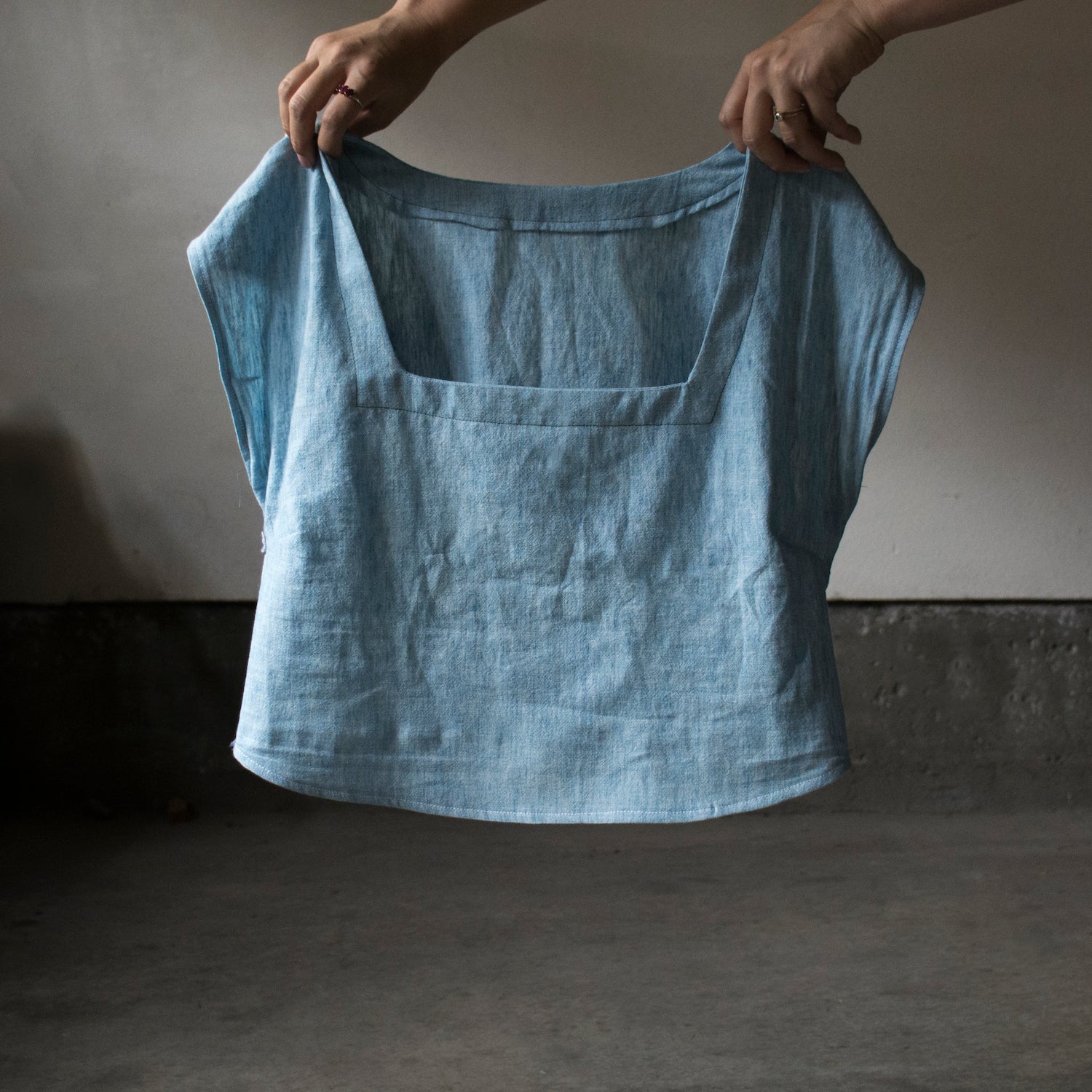 Pattern Hack: The Square Neck Top // Woven Fabric