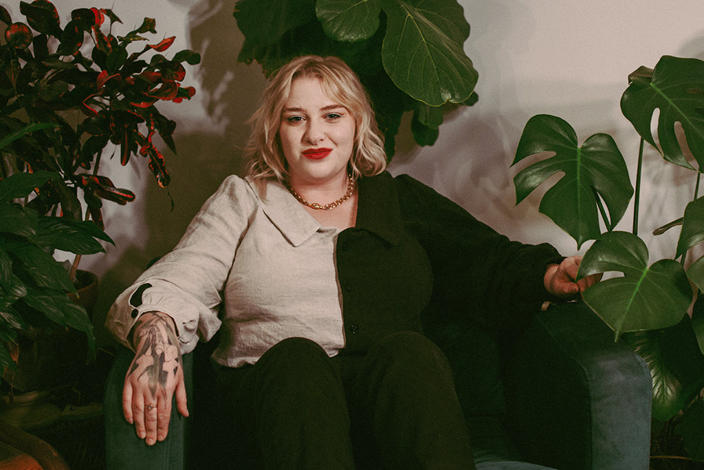 Patina Blouse 50/50 Color Block Sewing Hack | By Mary at @SableCraft