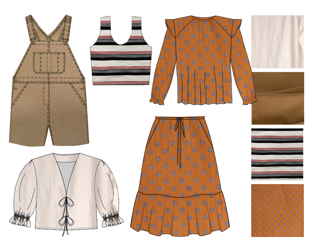 Me Made Capsule Wardrobe Sewing Pattern Edit | By Chelsea & Paige