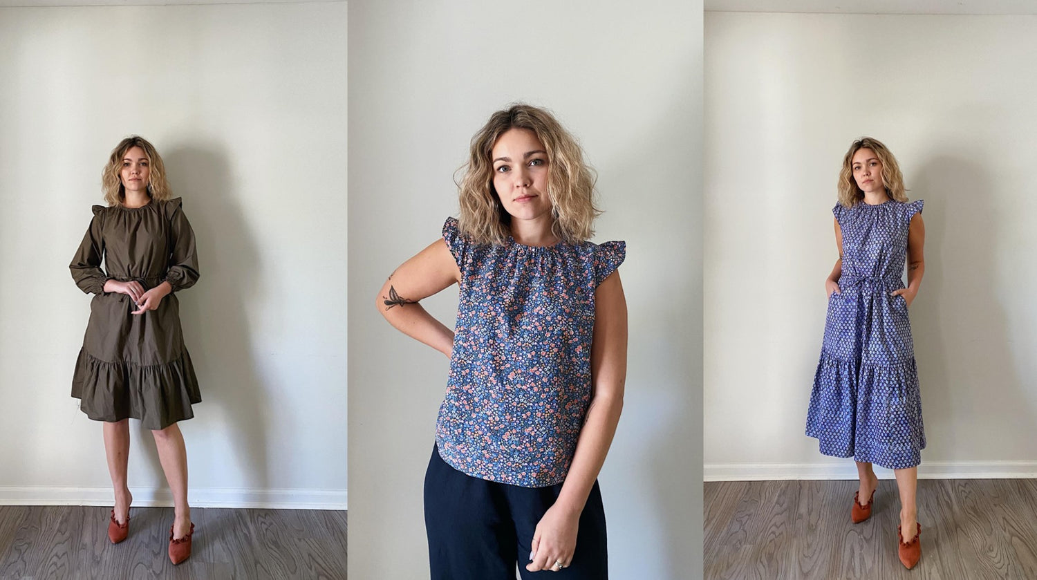 3 Adaptations of the Davenport Dress by Siri Kate