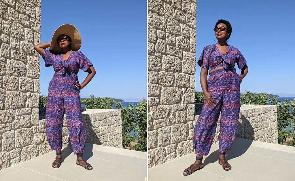 Saguaro Set Tie Front Hack | By Pauline @sewuthinkucan