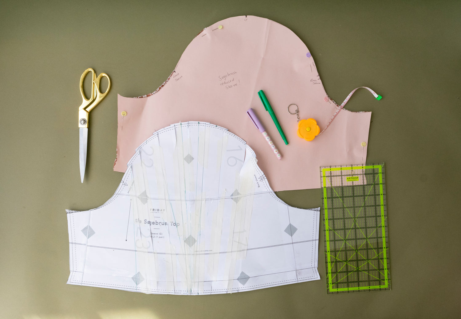 How to reduce the Sagebrush Top Sleeve