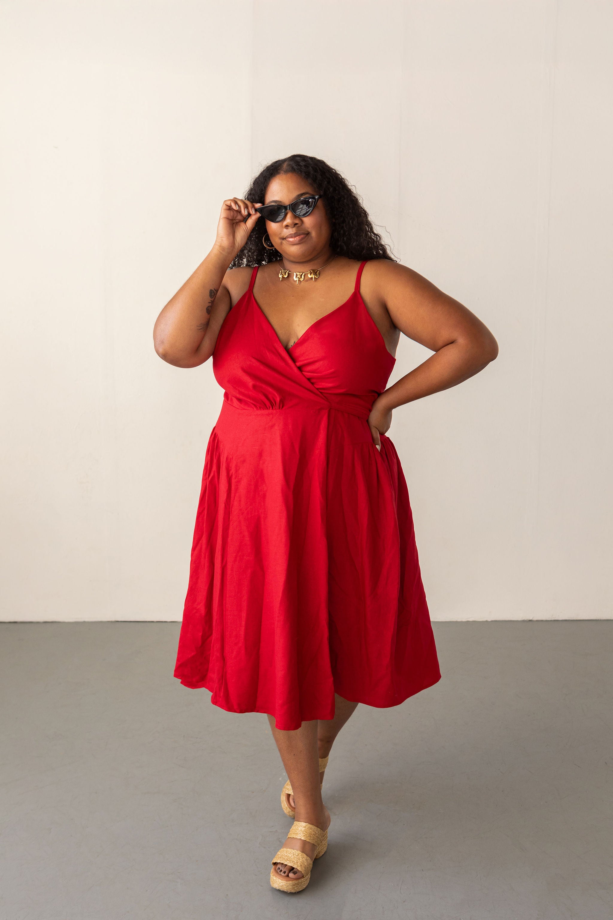 Wren Wrap Dress - PDF Pattern