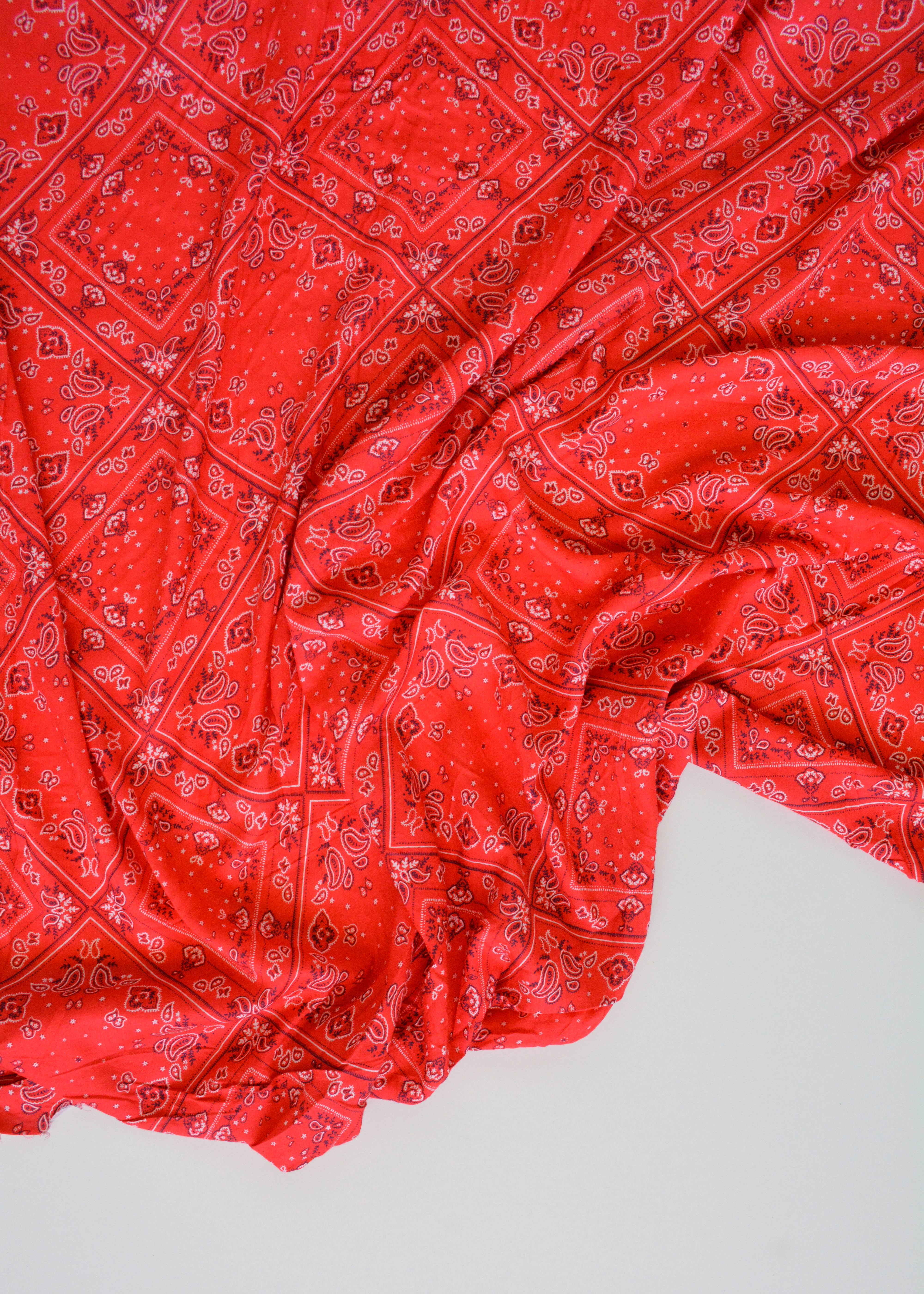 Bias Bandana Bonanza Rayon Fabric