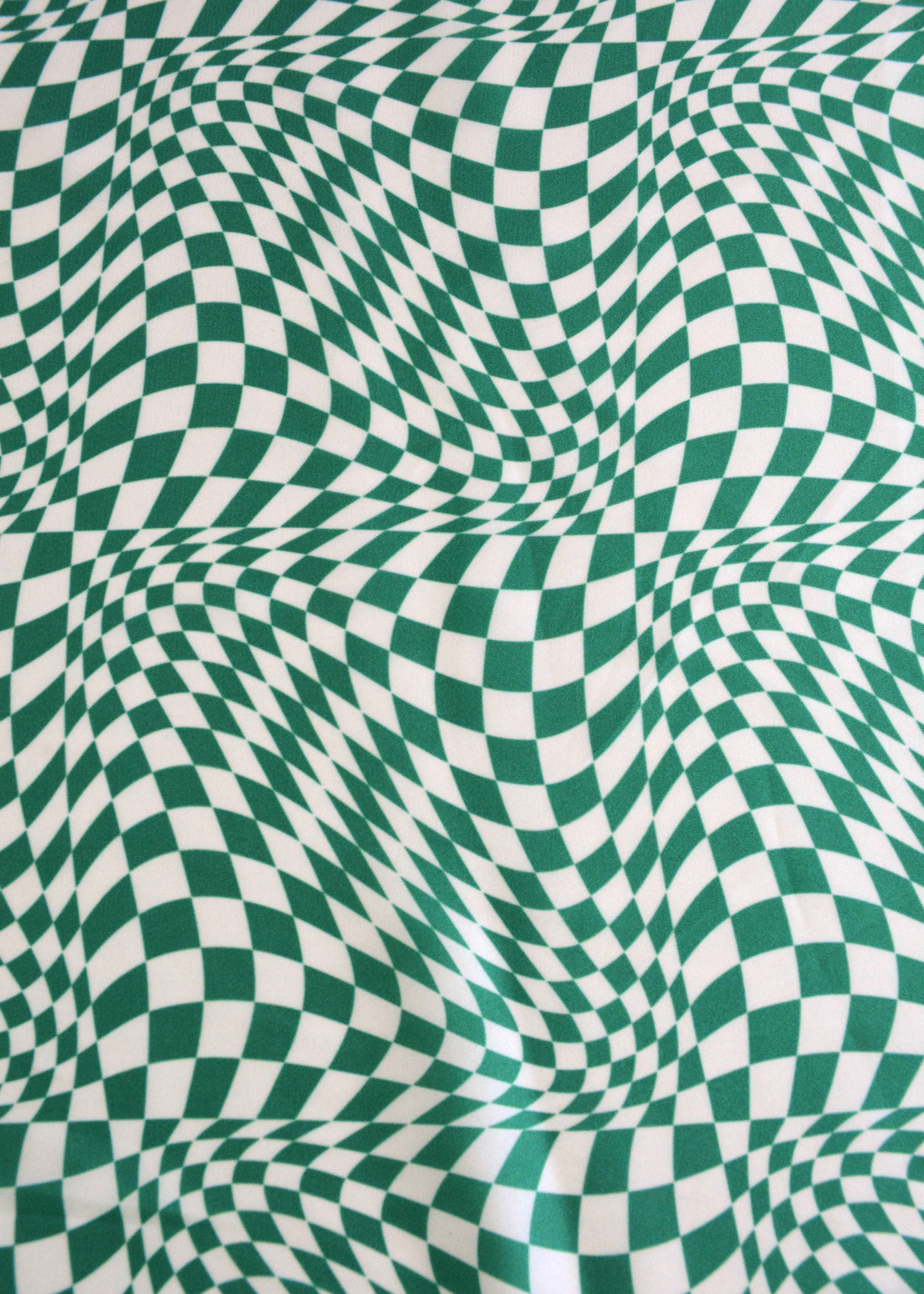 Groovy Satin Check Fabric