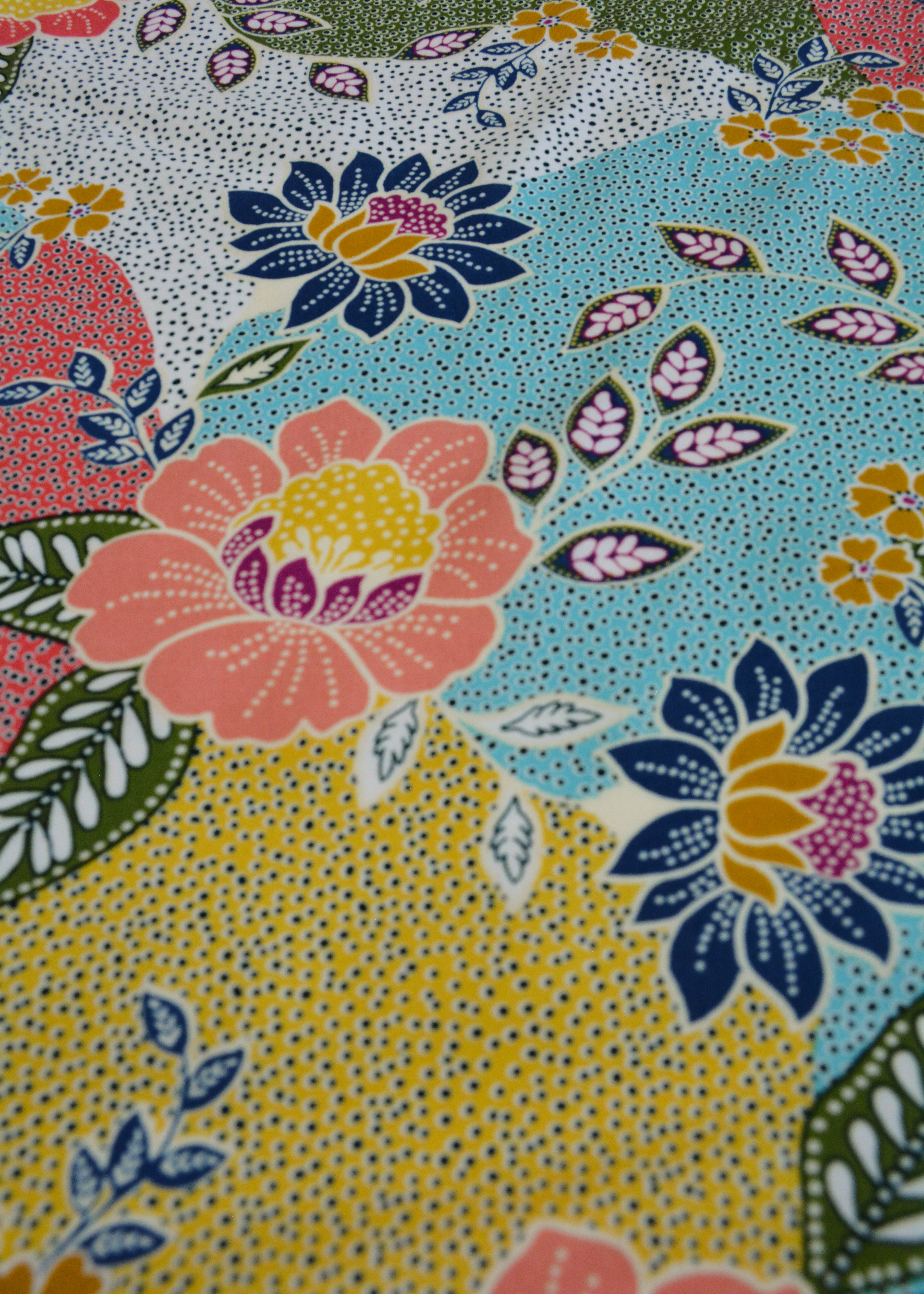 Pretty Flowers Rayon Fabric
