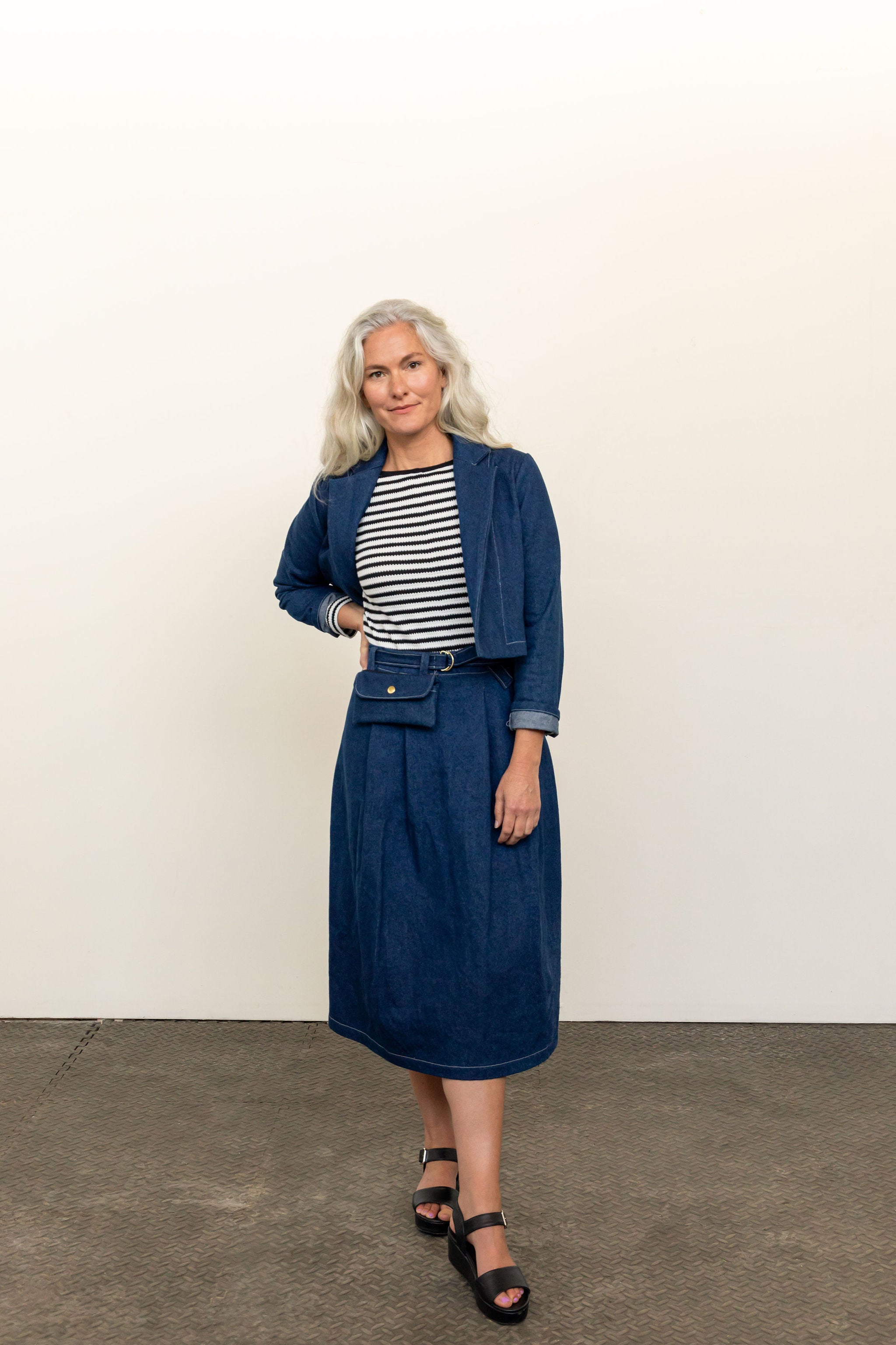 Bernadette Skirt - Printed Pattern