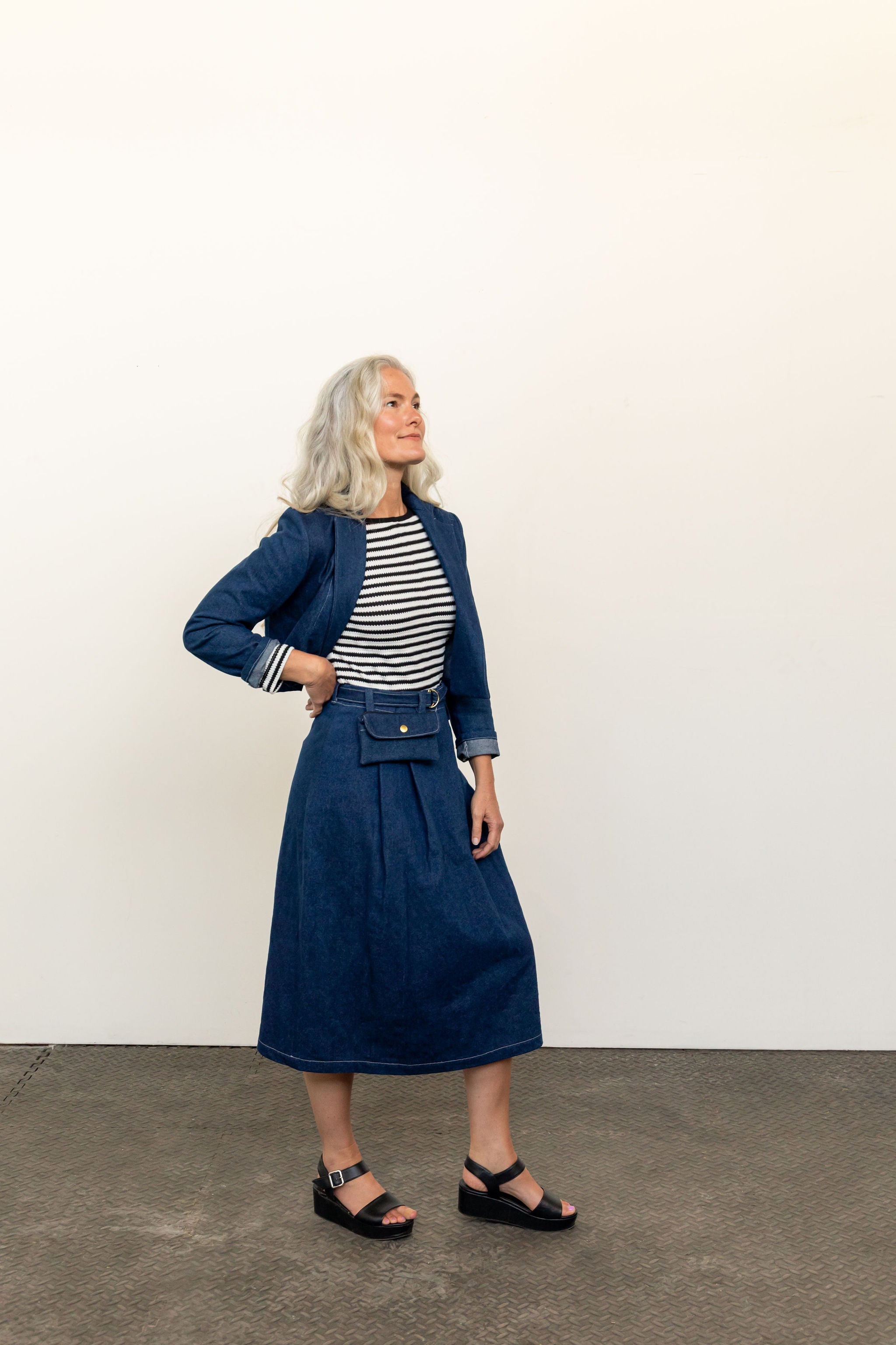 Bernadette Skirt - Printed Pattern