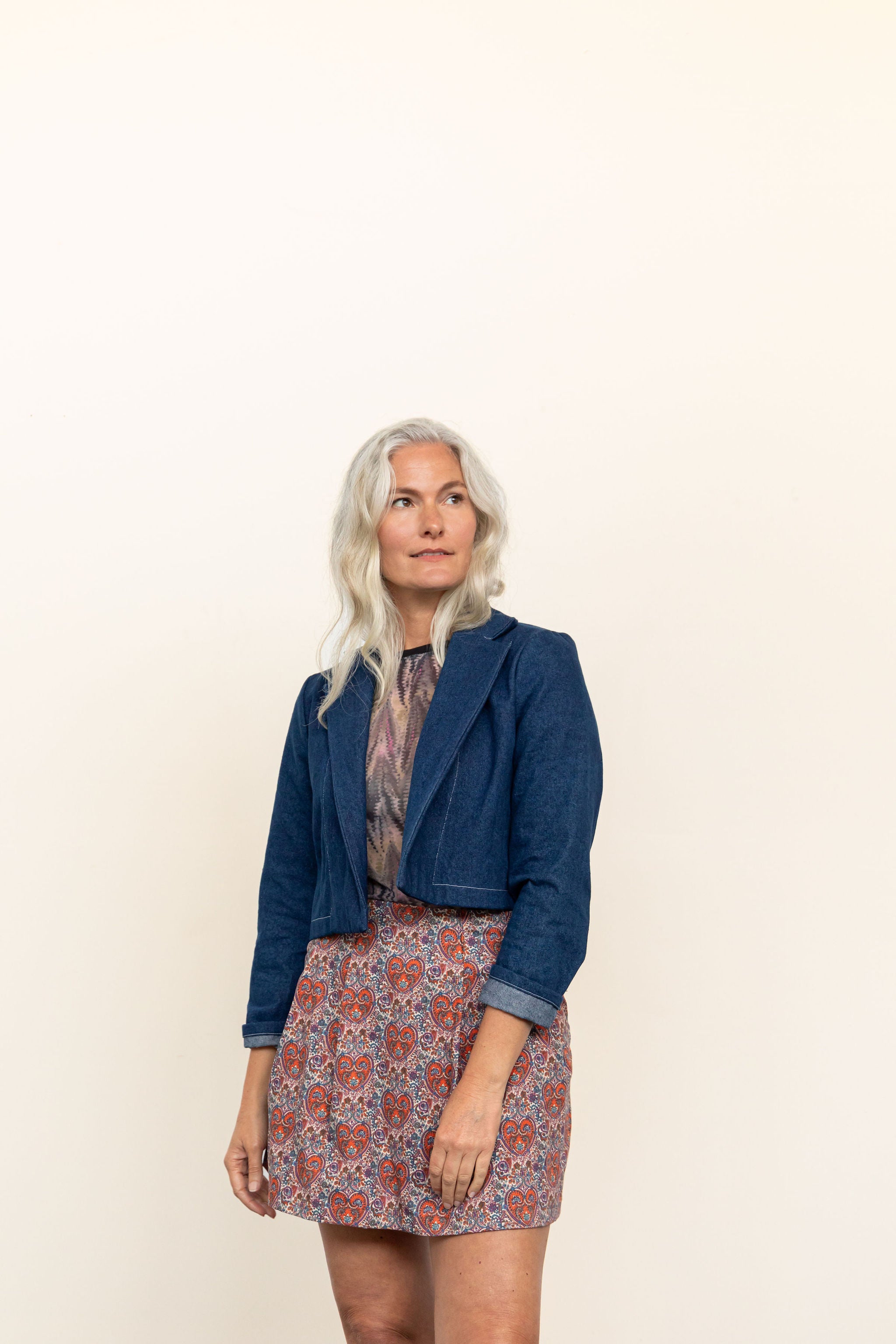 Bernadette Skirt - Printed Pattern