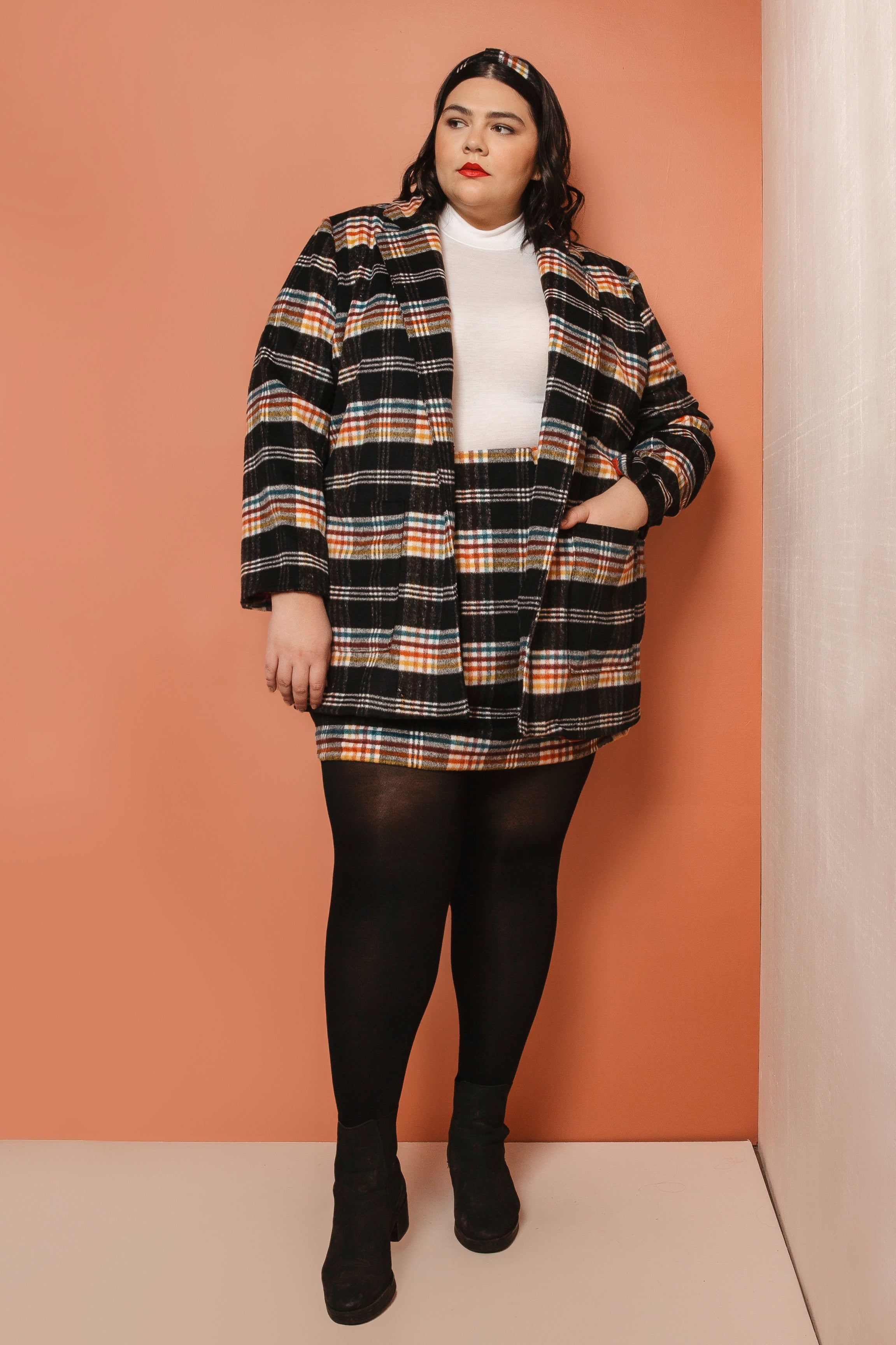 Heather Blazer - Printed Pattern