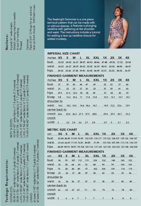 Seabright Swimmer - PDF Pattern