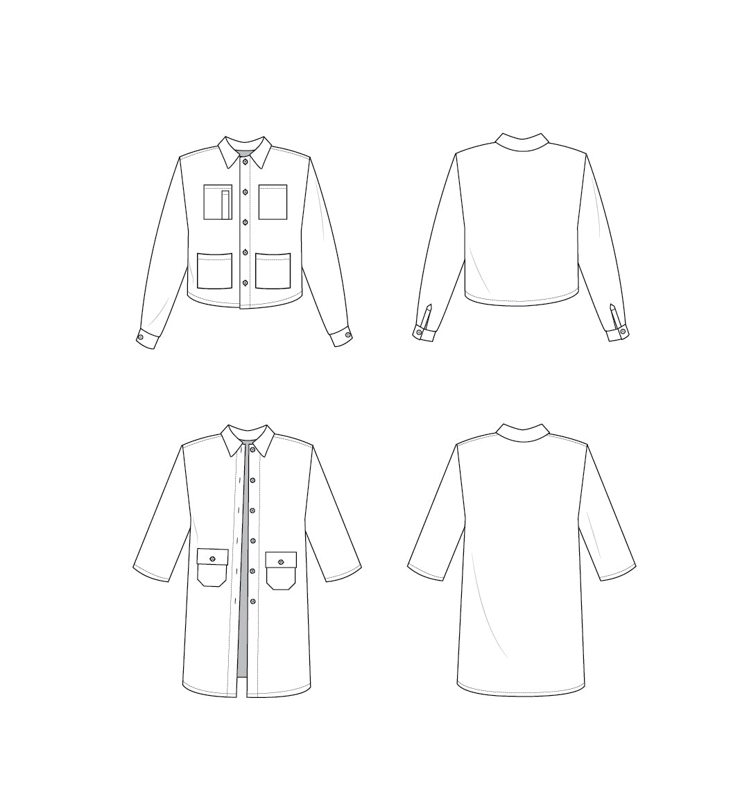 The Ilford Jacket - Printed Pattern