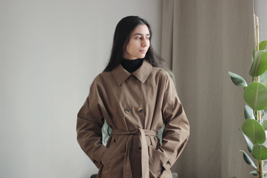 Ilford Jacket Trench Coat Hack | By Nisan at @the.social.fabric