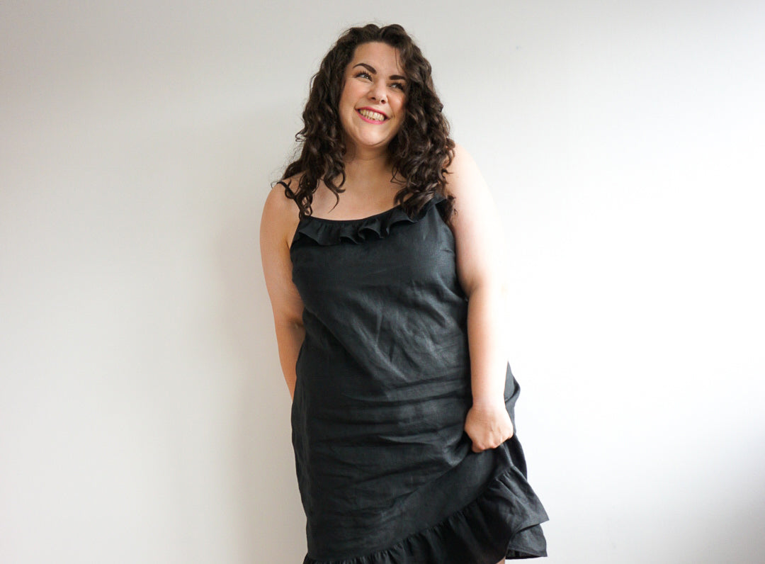 Saltwater Slip Dress Hack | by Sam from @PurpleSewingCloud