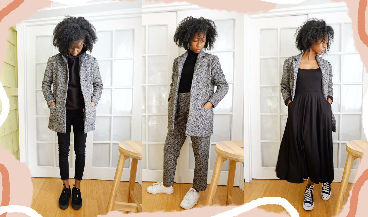 3 Ways to style the Heather Blazer by Eli from @slowsewed