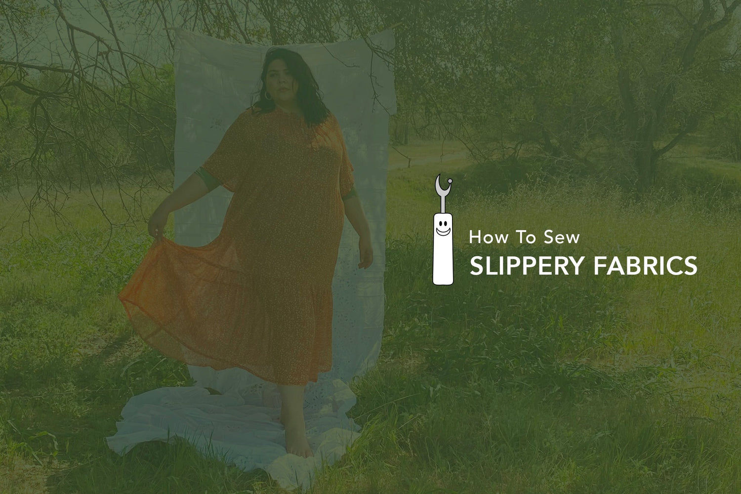 How to sew with slippery fabrics