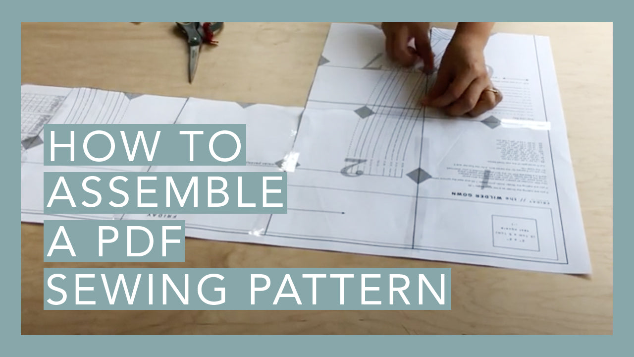 How to Assemble a PDF Sewing Pattern