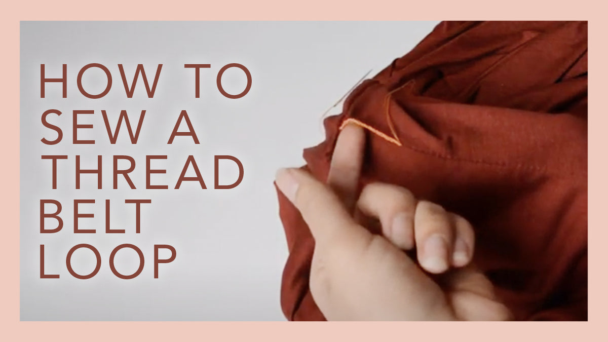 How to Make Thread Belt Loops