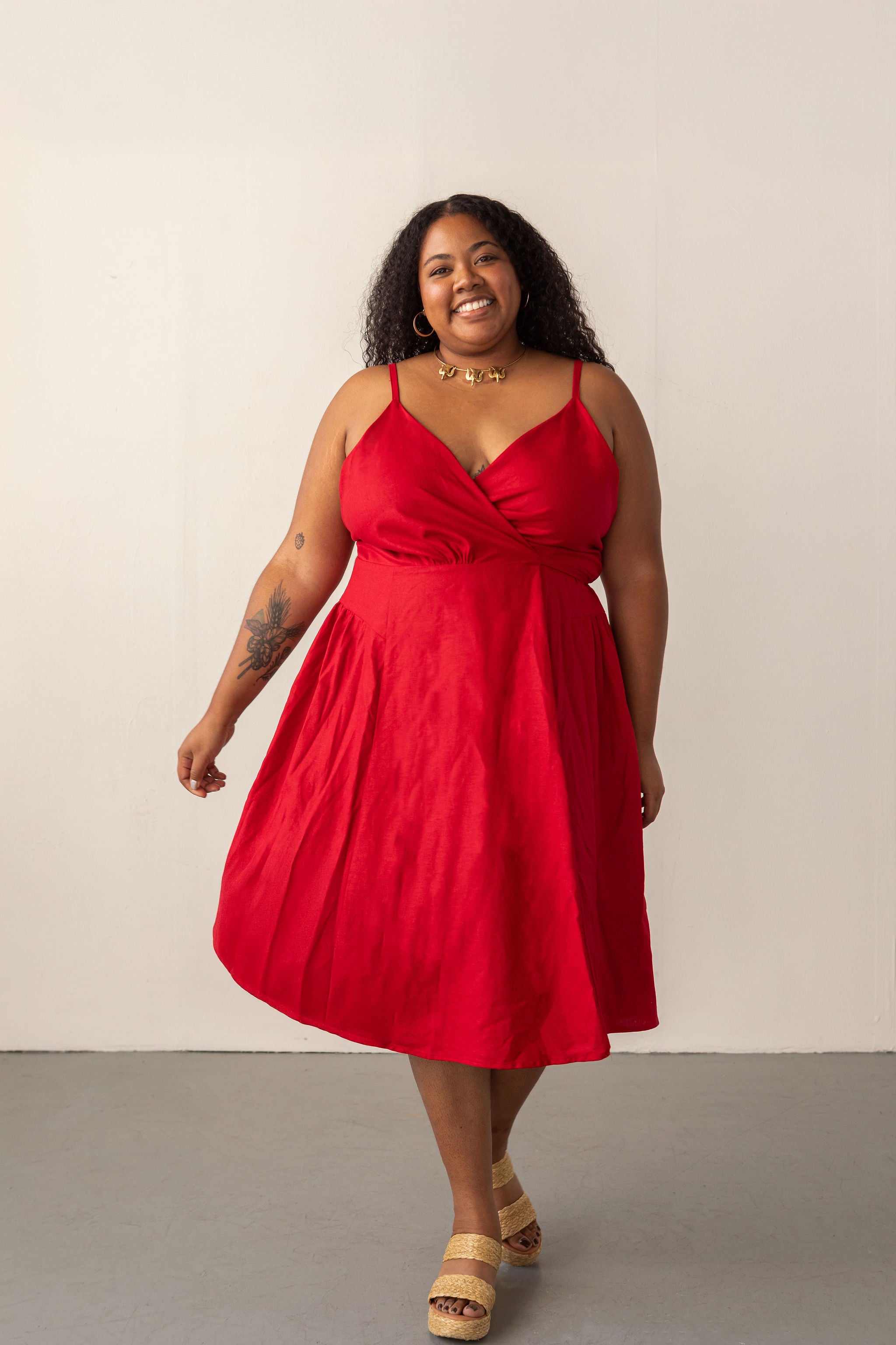 Wren Wrap Dress - PDF Pattern