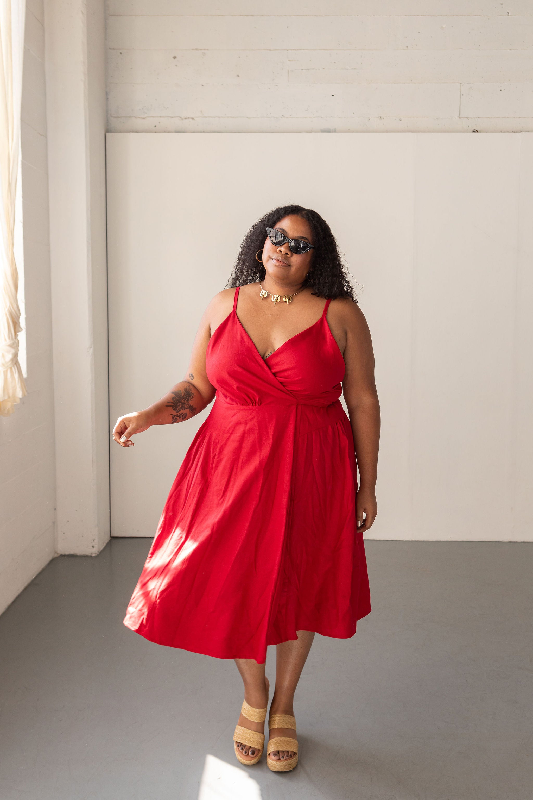 Wren Wrap Dress - PDF Pattern
