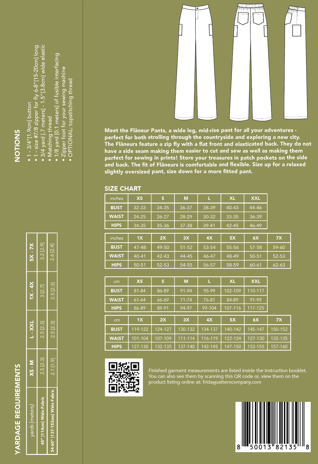 Flaneur Pants - Printed Pattern
