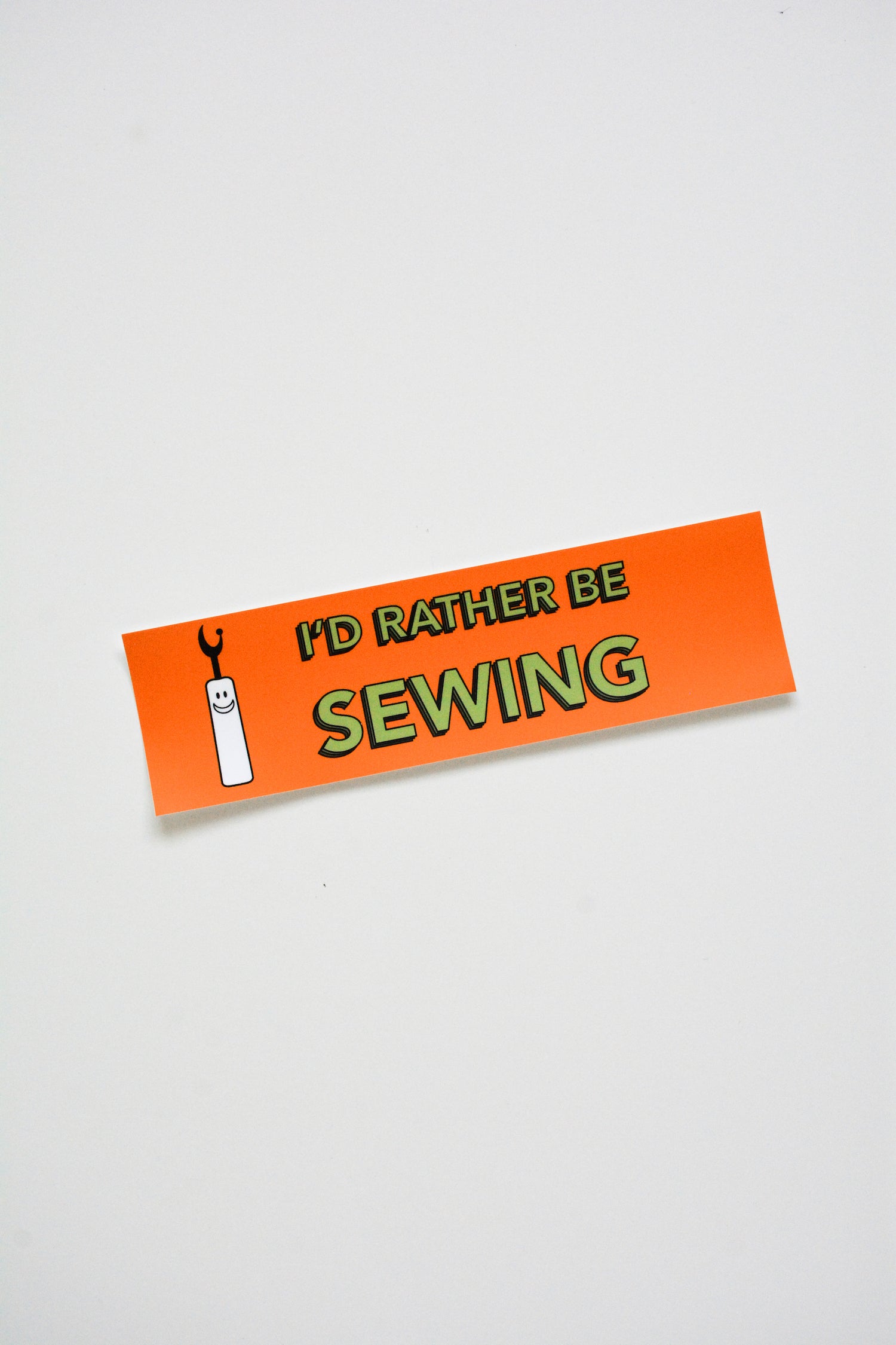 I'd Rather Be Sewing Bumper Sticker