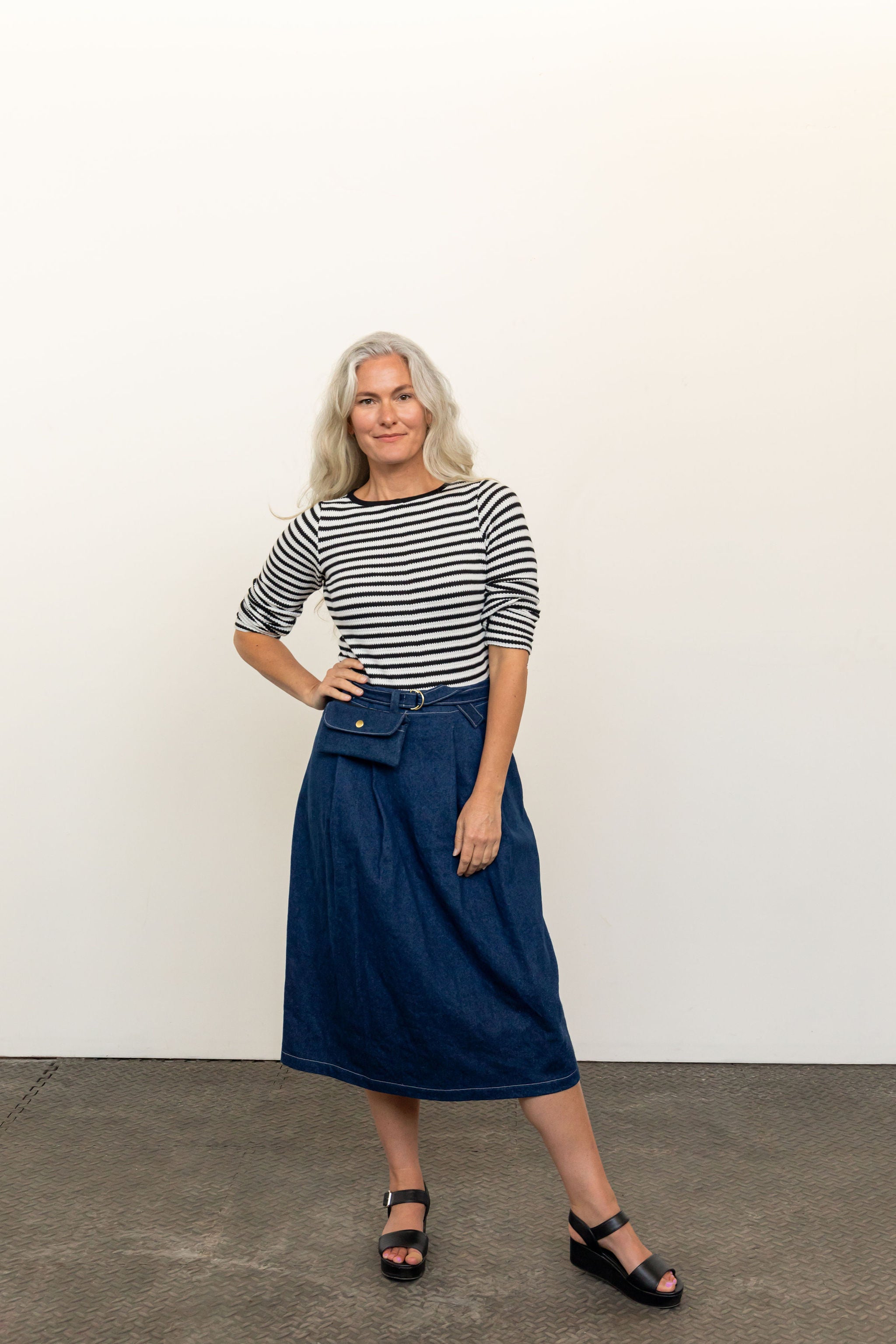 Bernadette Skirt - Printed Pattern