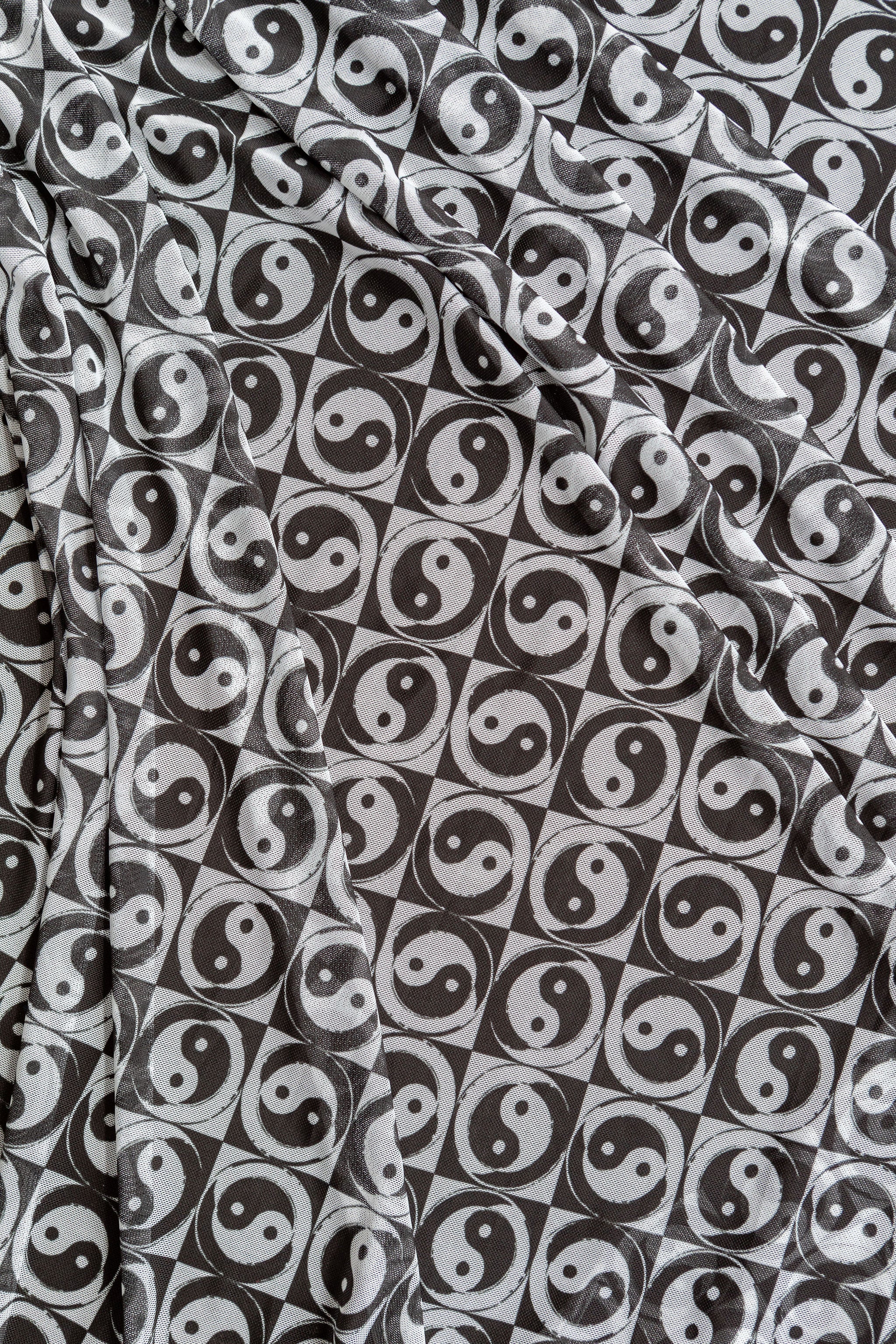 Yin Yang Mesh Fabric