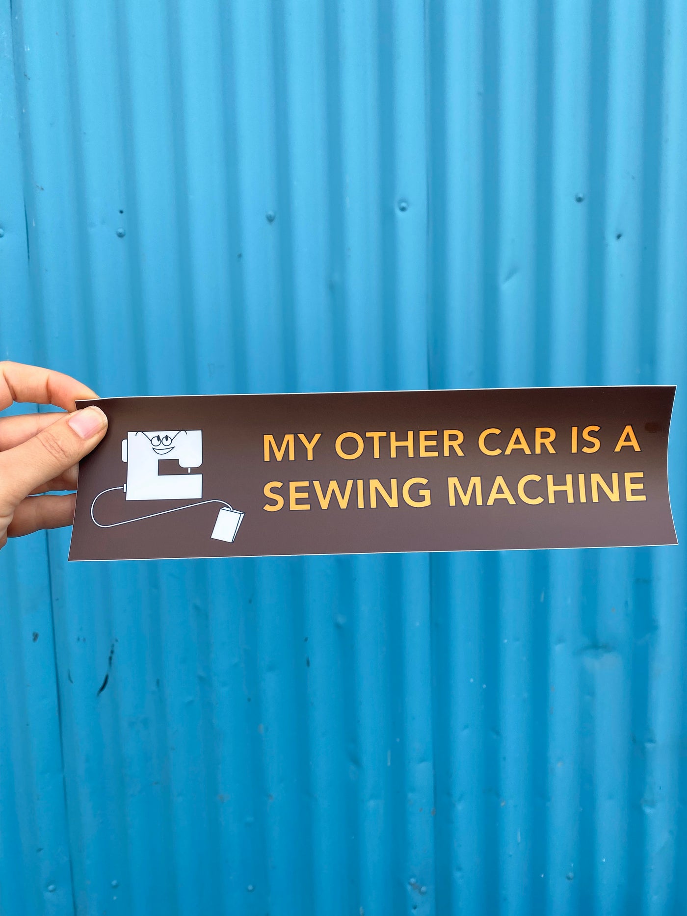 My Other Car is a Sewing Machine Bumper Sticker