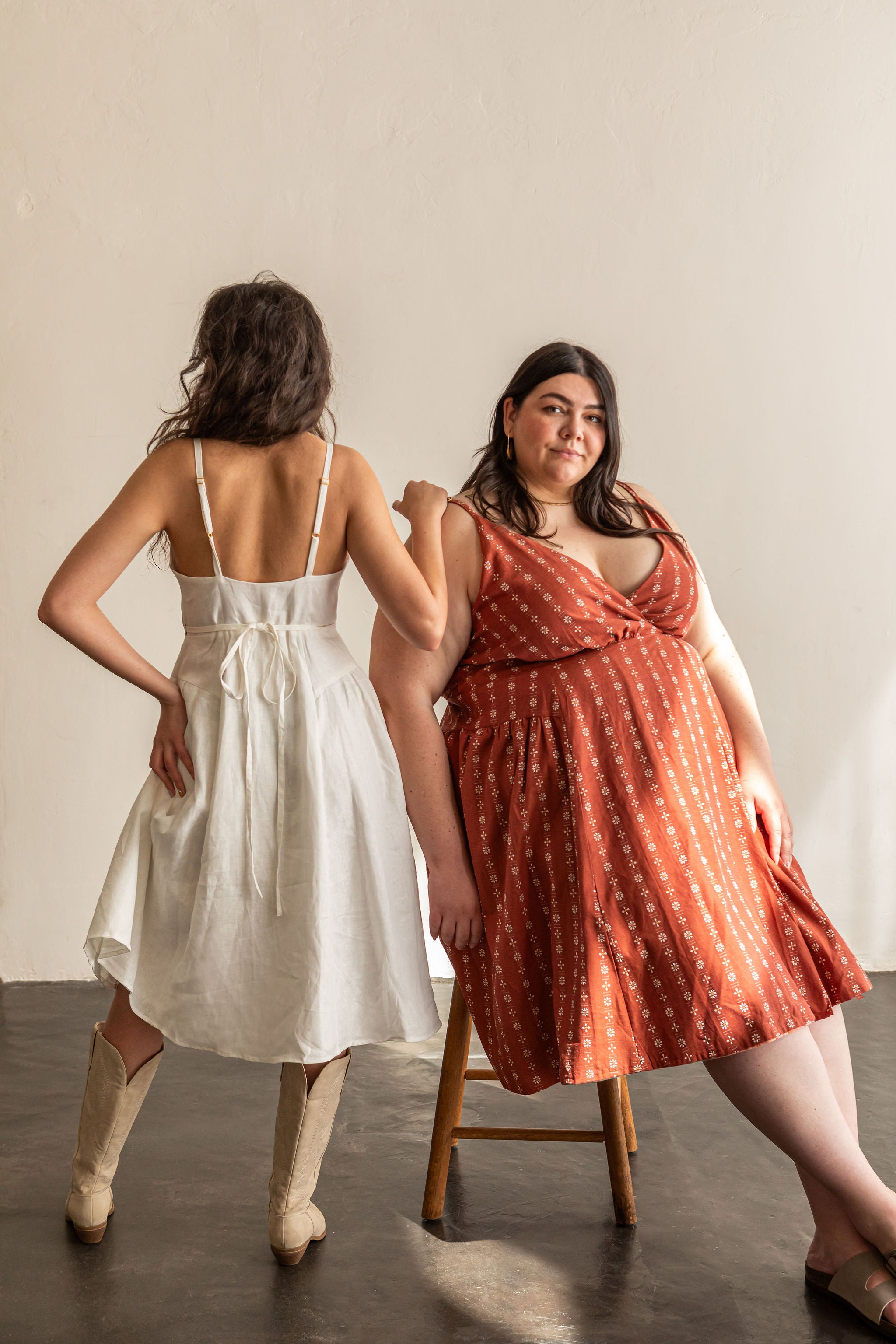 Wren Wrap Dress - PDF Pattern