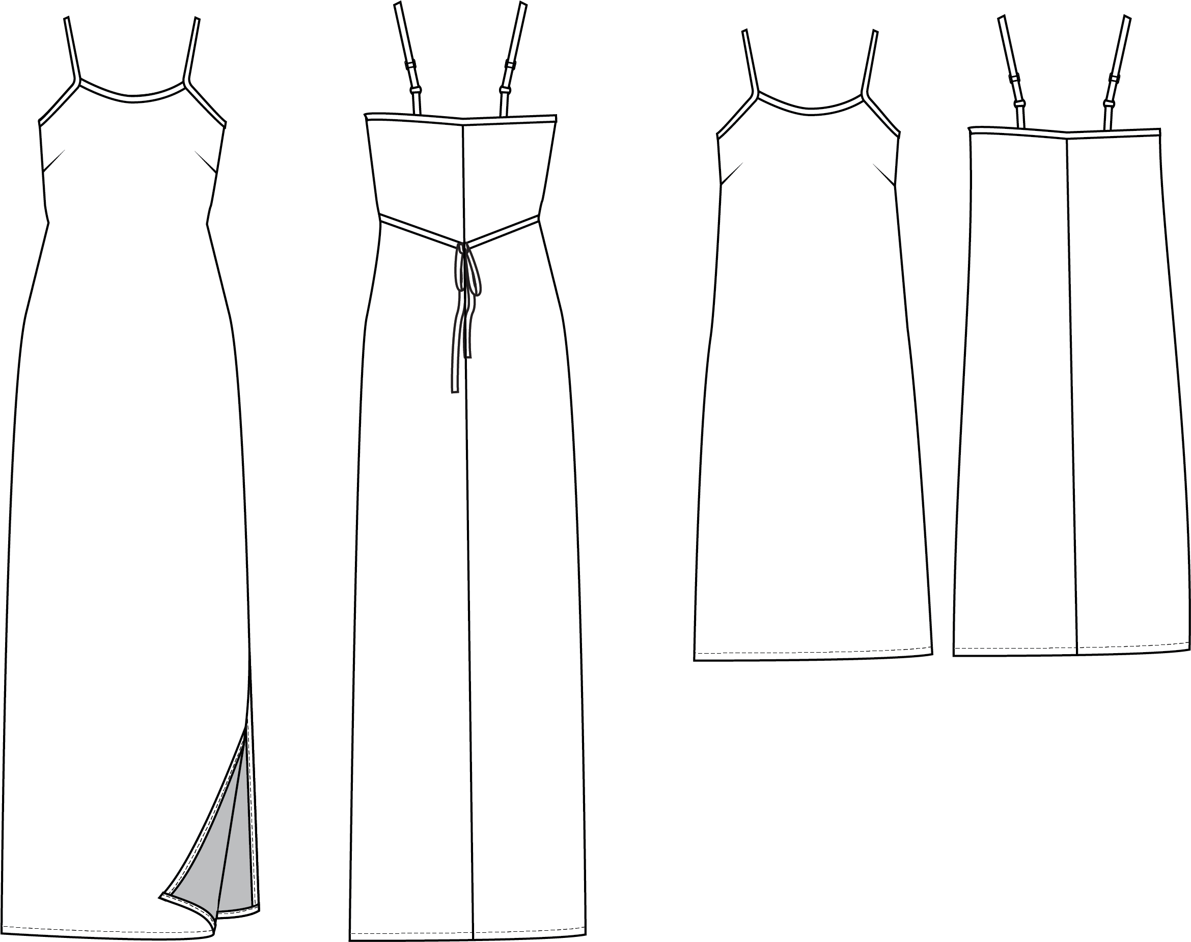 Dress top patterns sketches