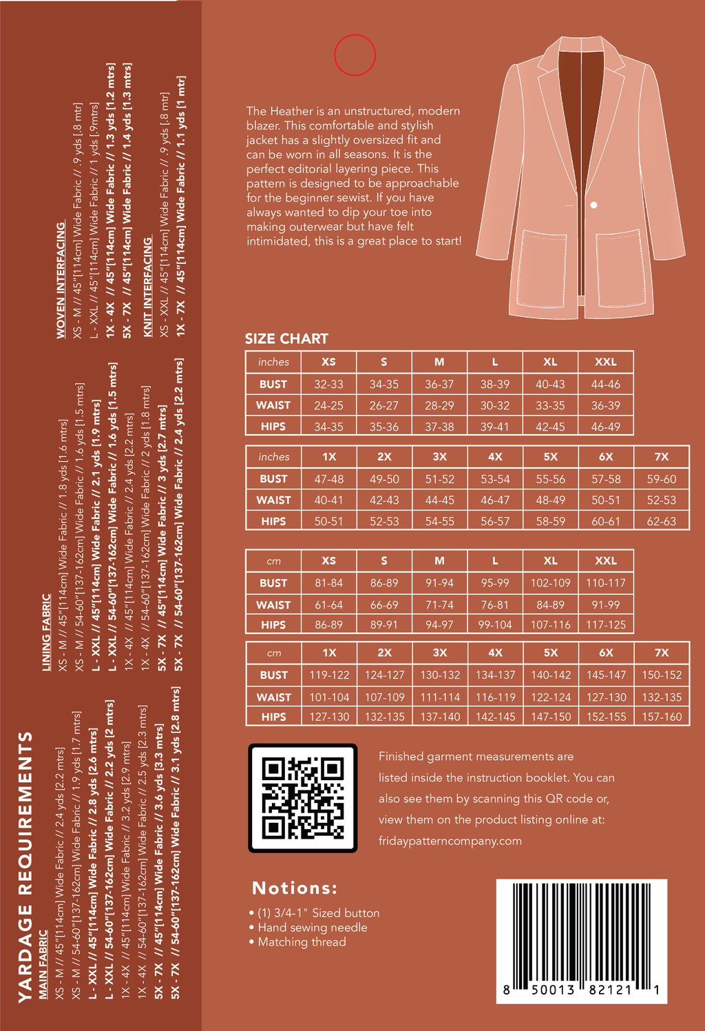 Printed Patterns – Friday Pattern Company