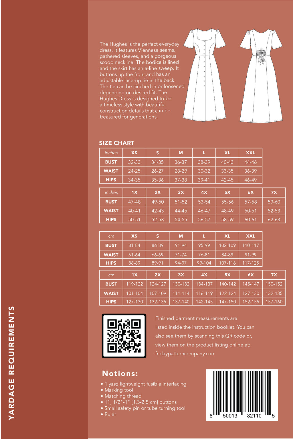 Hughes Dress - Printed Pattern